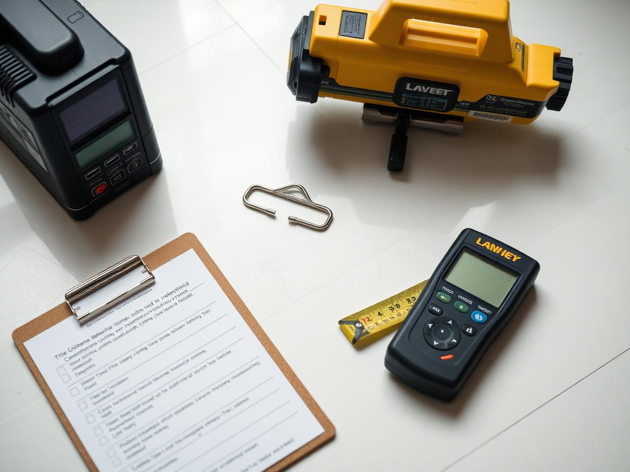 Equipamentos utilizados nas vistorias e inspeções técnicas